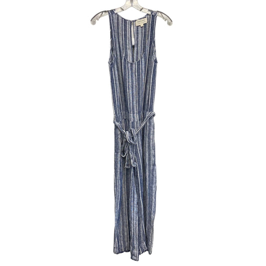 Jumpsuit By Cloth & Stone In Blue & White, Size:S
