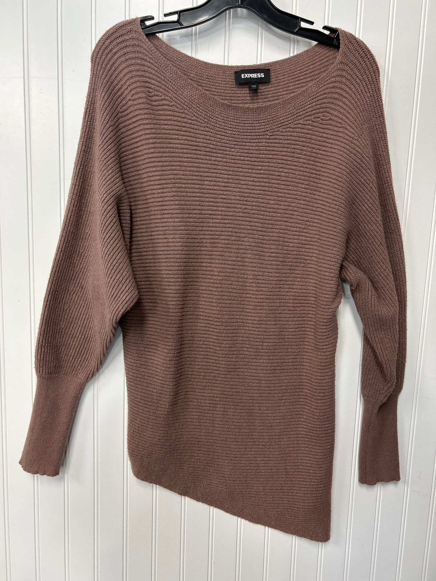 Sweater By Express In Brown, Size:M