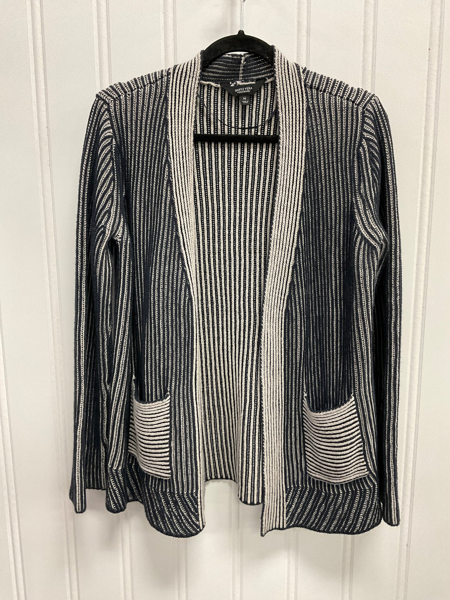 Cardigan By Simply Vera In Navy, Size:M