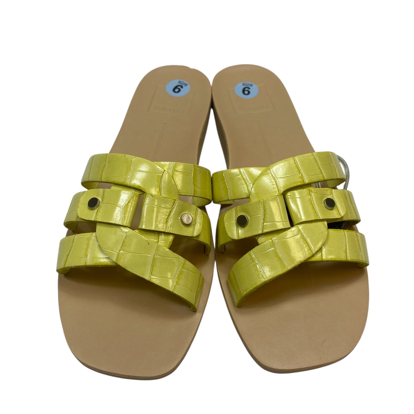 Sandals Flats By Dolce Vita In Yellow, Size:6