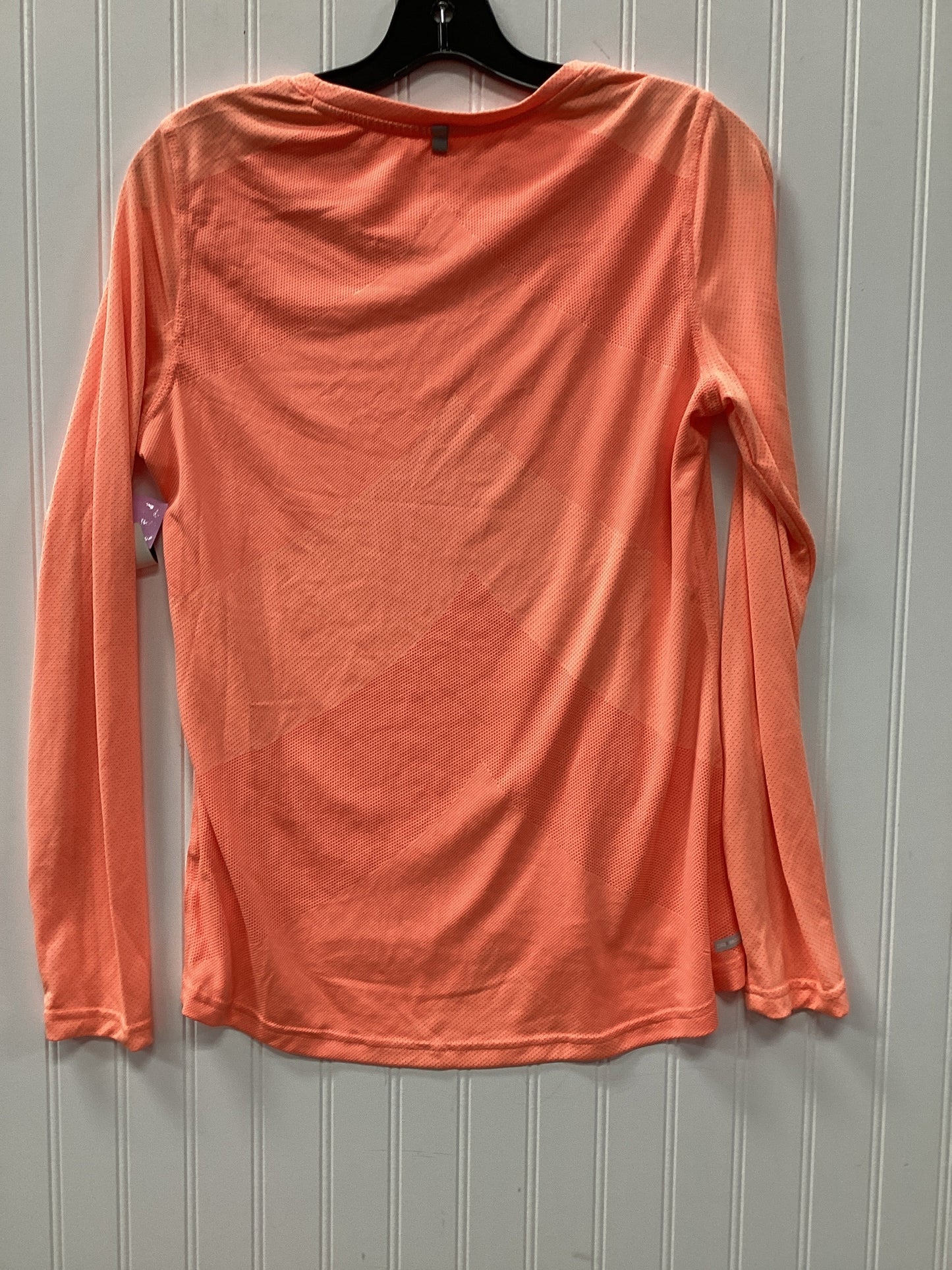 Athletic Top Ls Crewneck By Danskin In Orange, Size:M