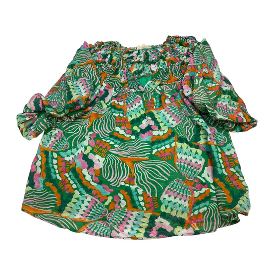 Top Ss By Entro In Green & Pink, Size:L