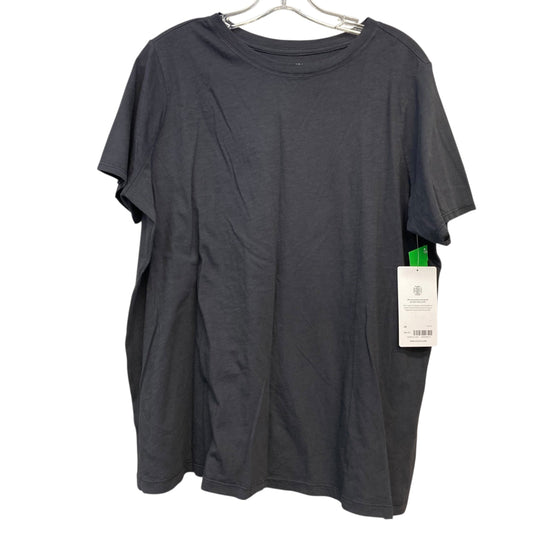 Athletic Top Ss By Athleta In Black, Size:2X