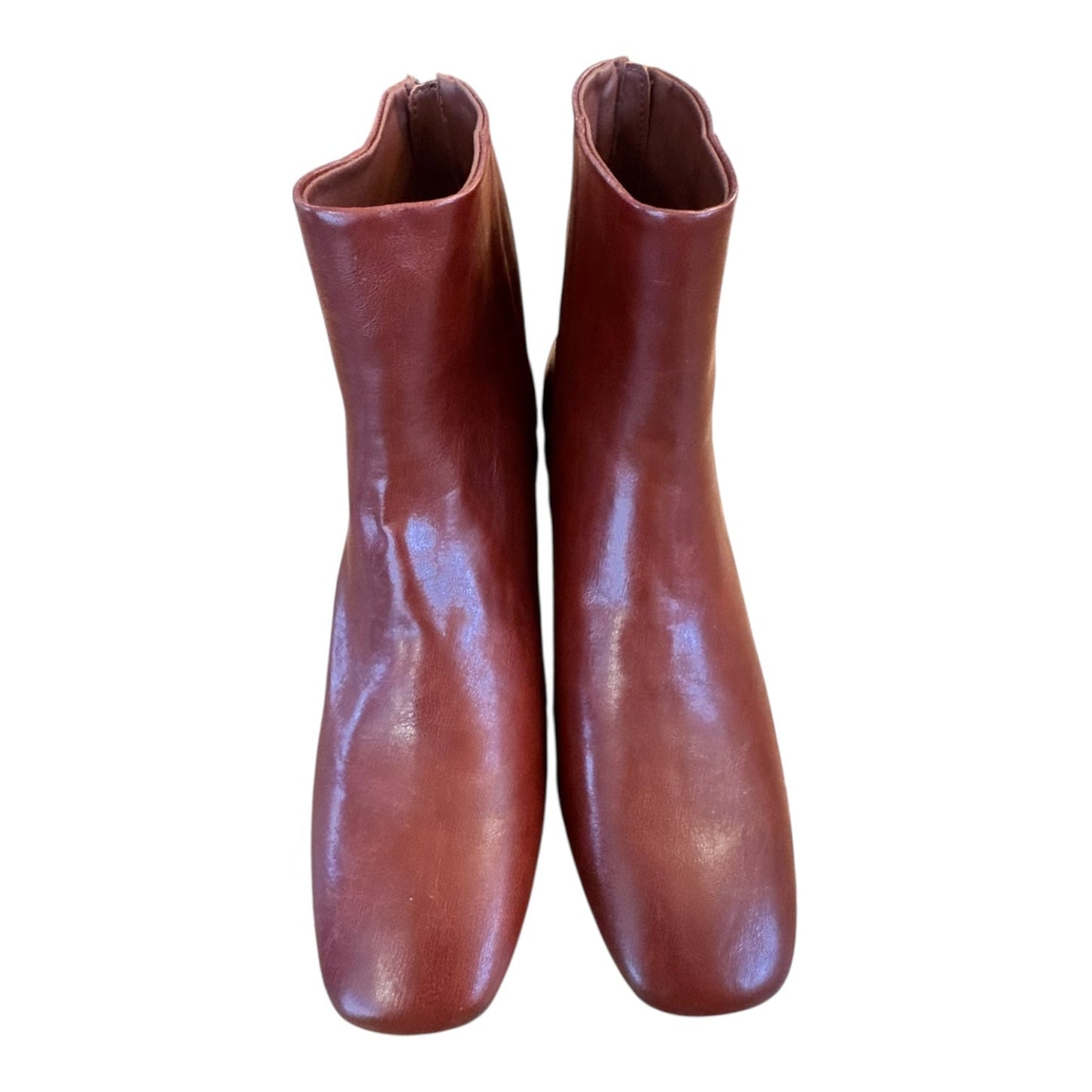 Boots Ankle Heels By Bare Traps In Red, Size:8.5