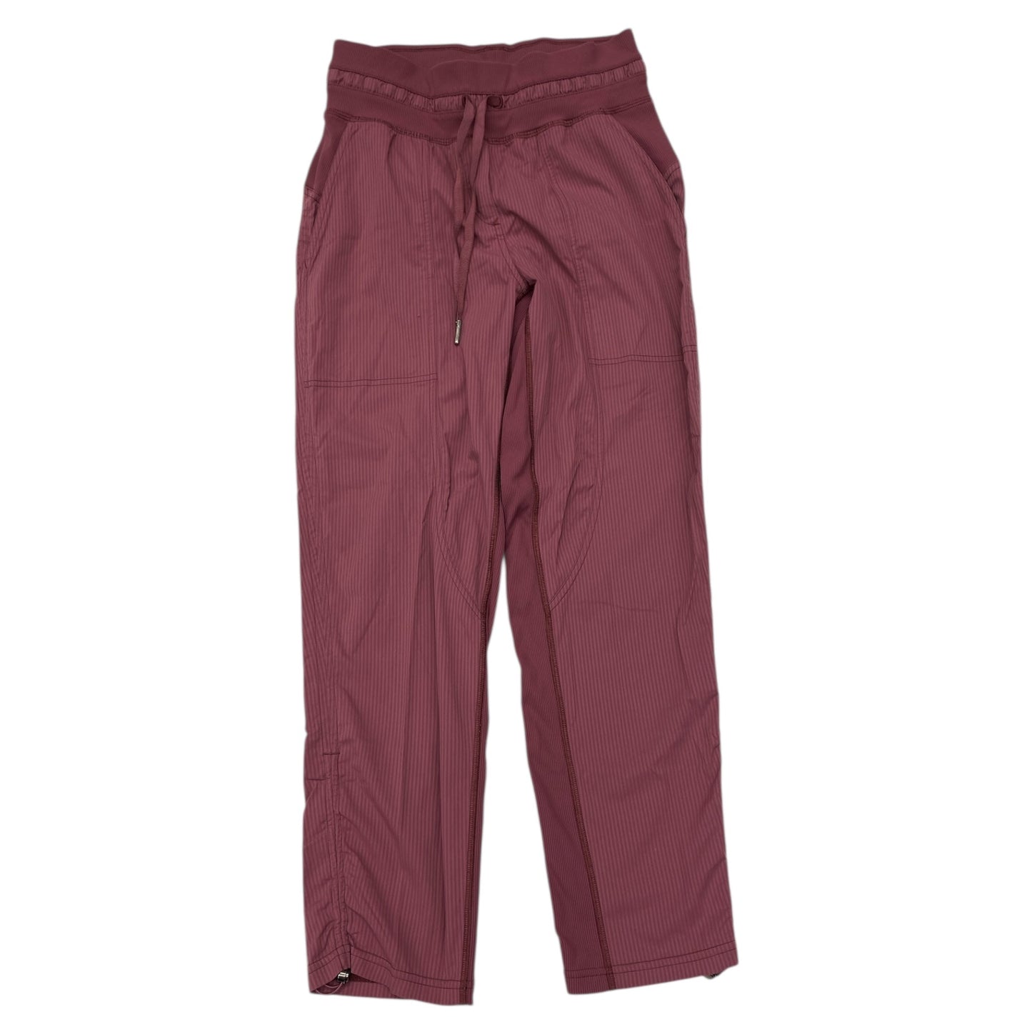 Athletic Pants By Lululemon In Mauve, Size:2