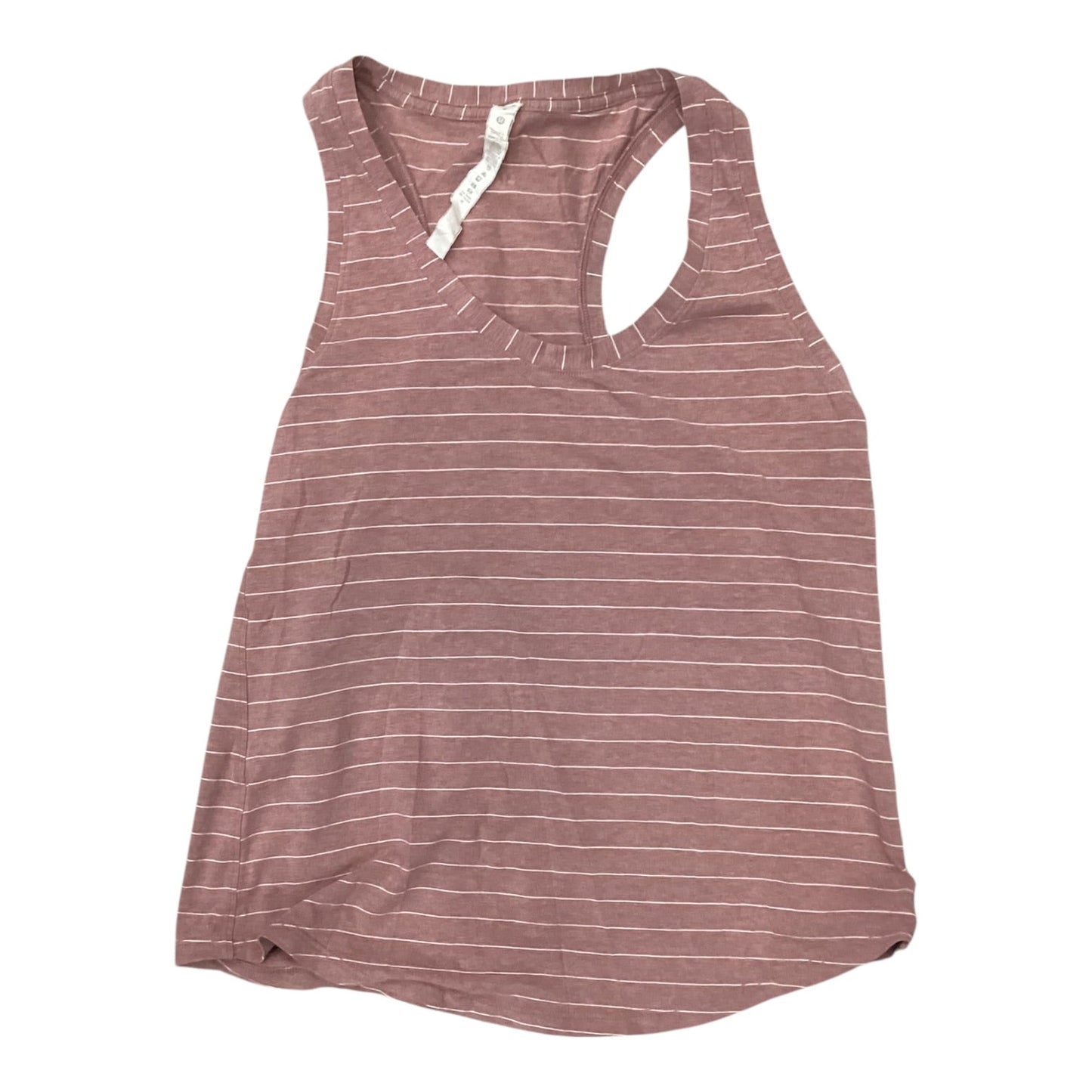 Athletic Tank Top By Lululemon In Mauve, Size:M