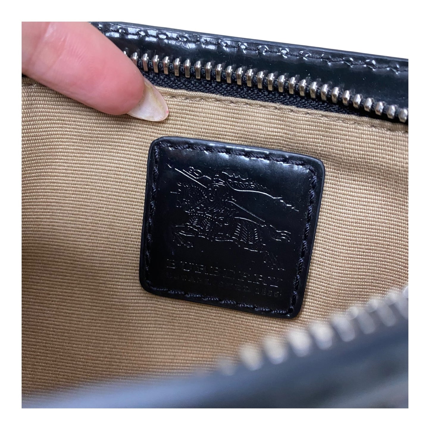 Wristlet Luxury Designer By Burberry In Plaid Pattern, Size:Small