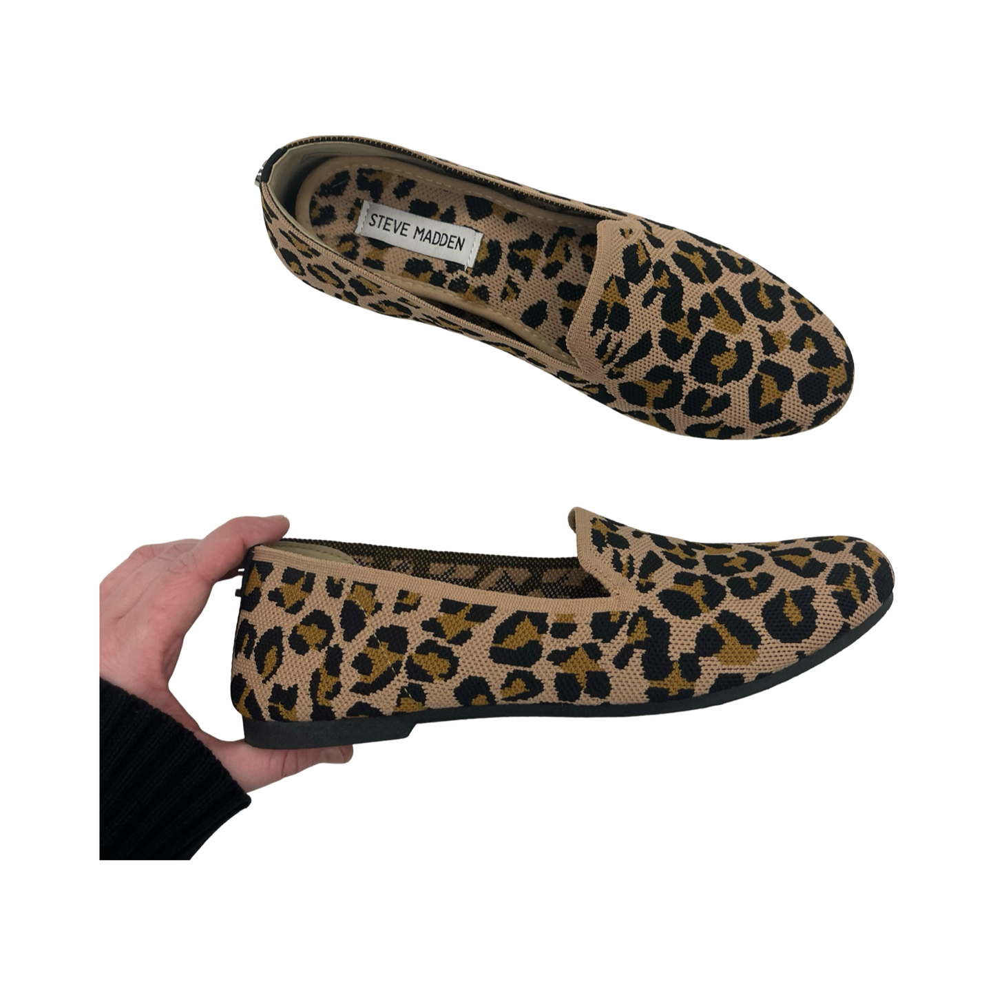 Shoes Flats By Steve Madden In Leopard Print, Size:8.5