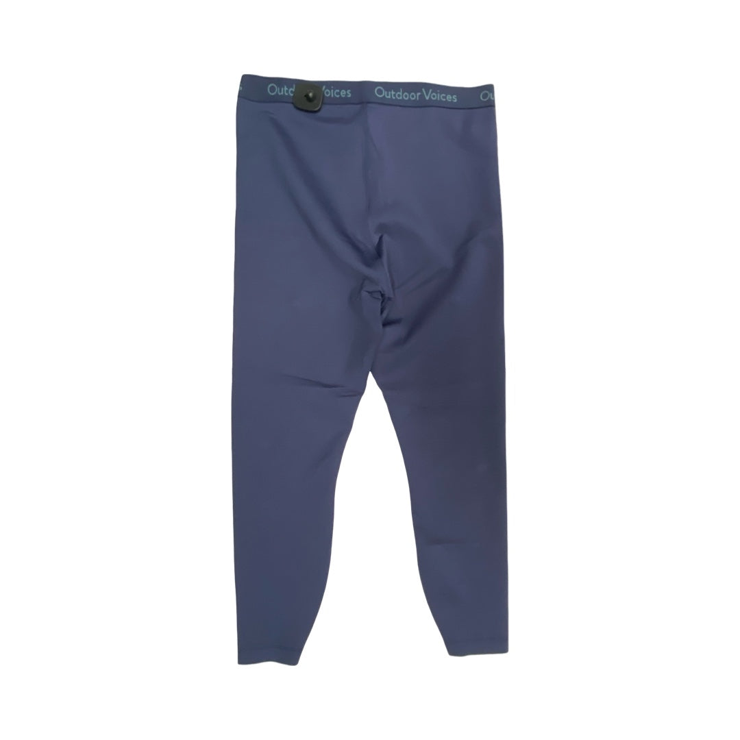 Athletic Leggings By Outdoor Voices In Navy, Size:Xl