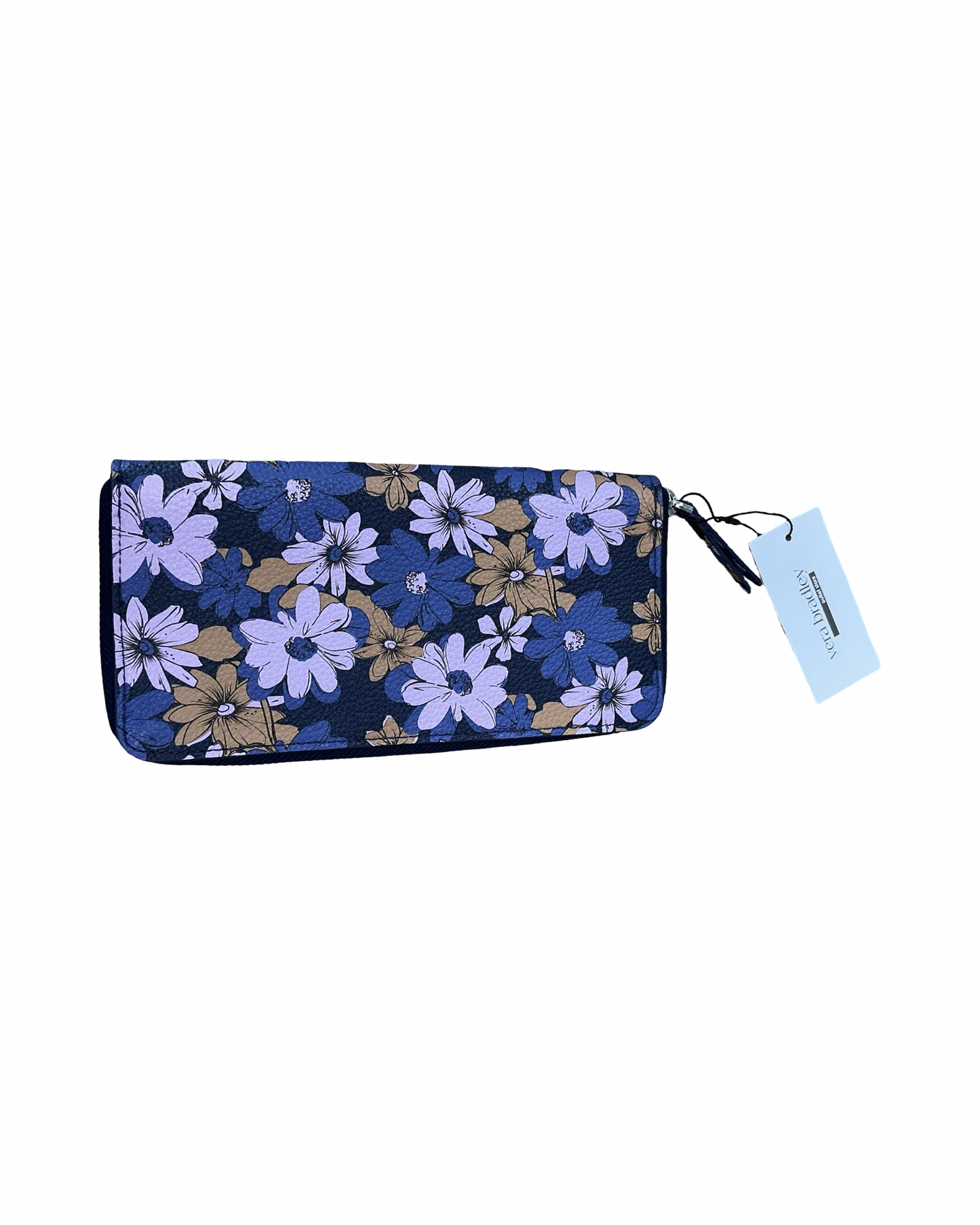 Wallet By Vera Bradley In Blue & Pink, Size:Medium