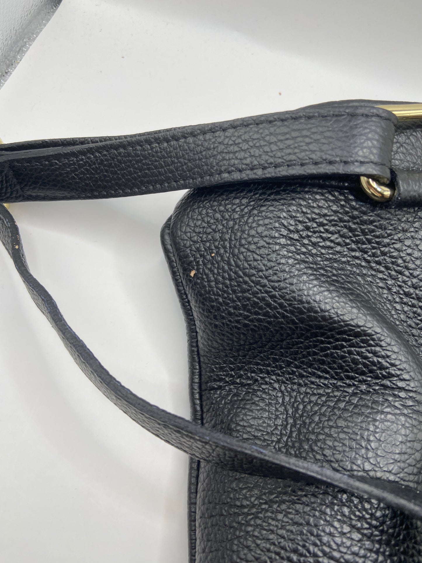 Backpack Leather By Clothes Mentor, Size: Medium