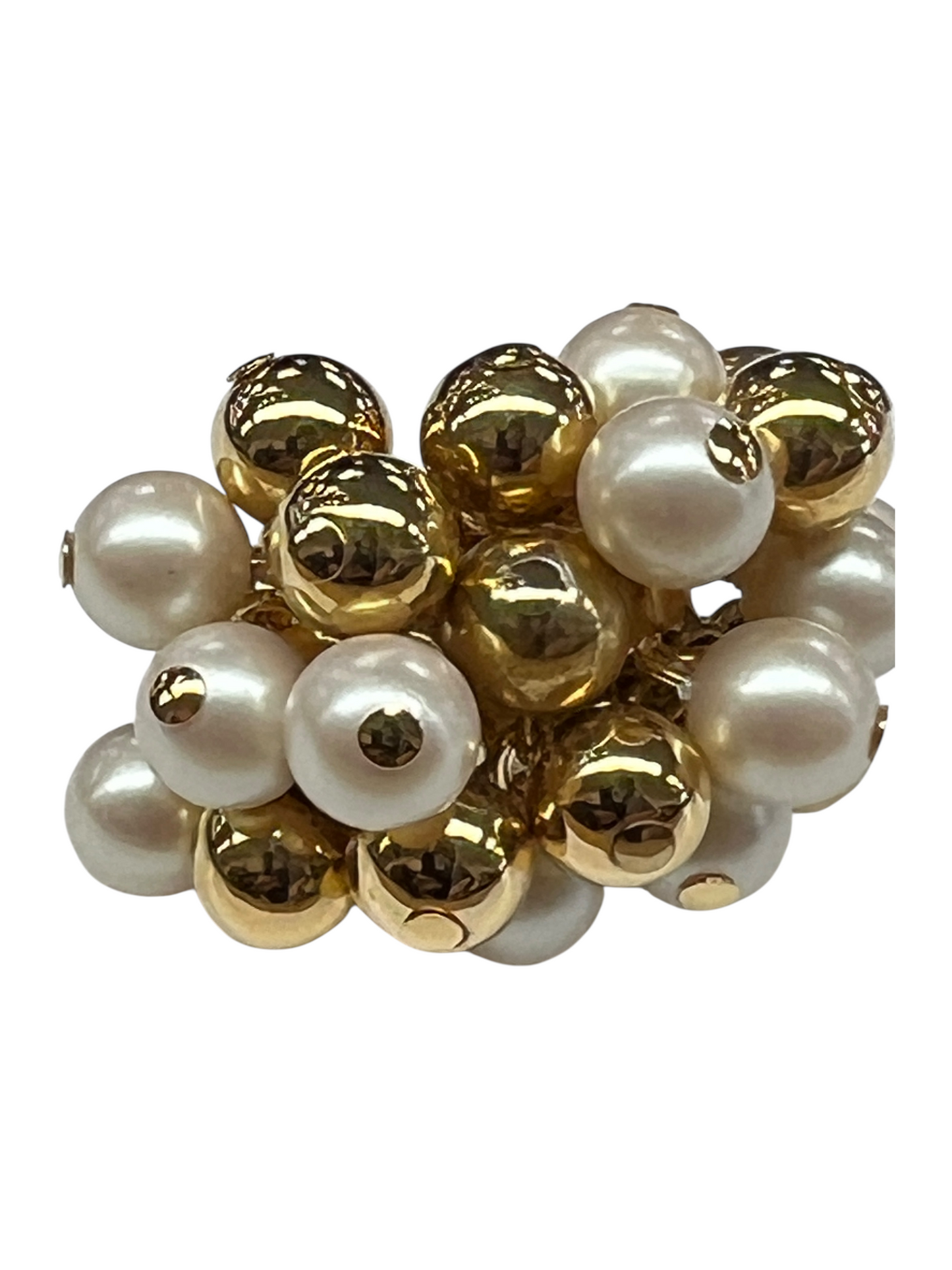 Ring Designer By Kate Spade In Gold & White, Size:6