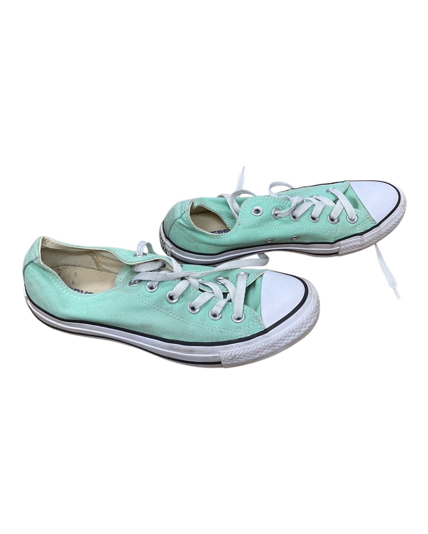 Shoes Flats By Converse In Green, Size:8