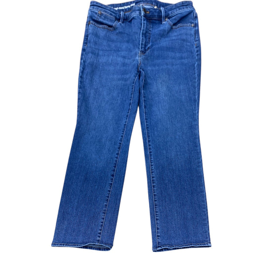 Jeans Boot Cut By Talbots In Blue Denim, Size:8P