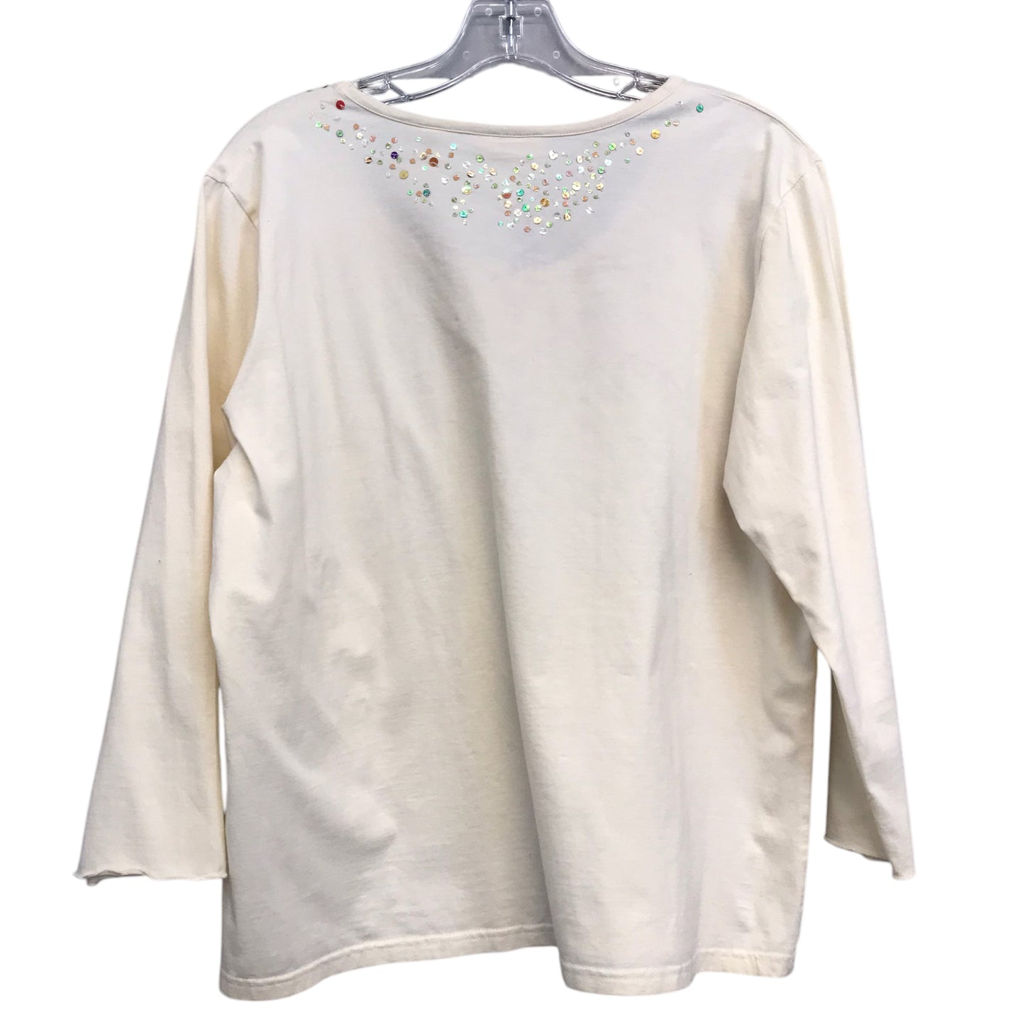 Top Ls By Marsh Landing In Cream, Size:L