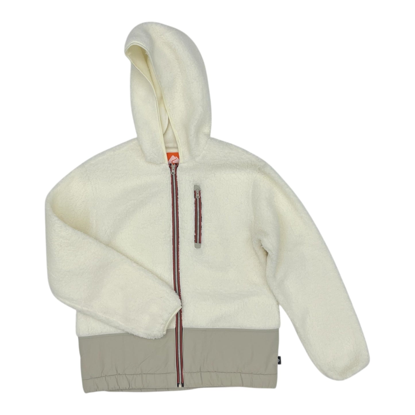 Jacket Fleece By Clothes Mentor In Cream, Size:Xs