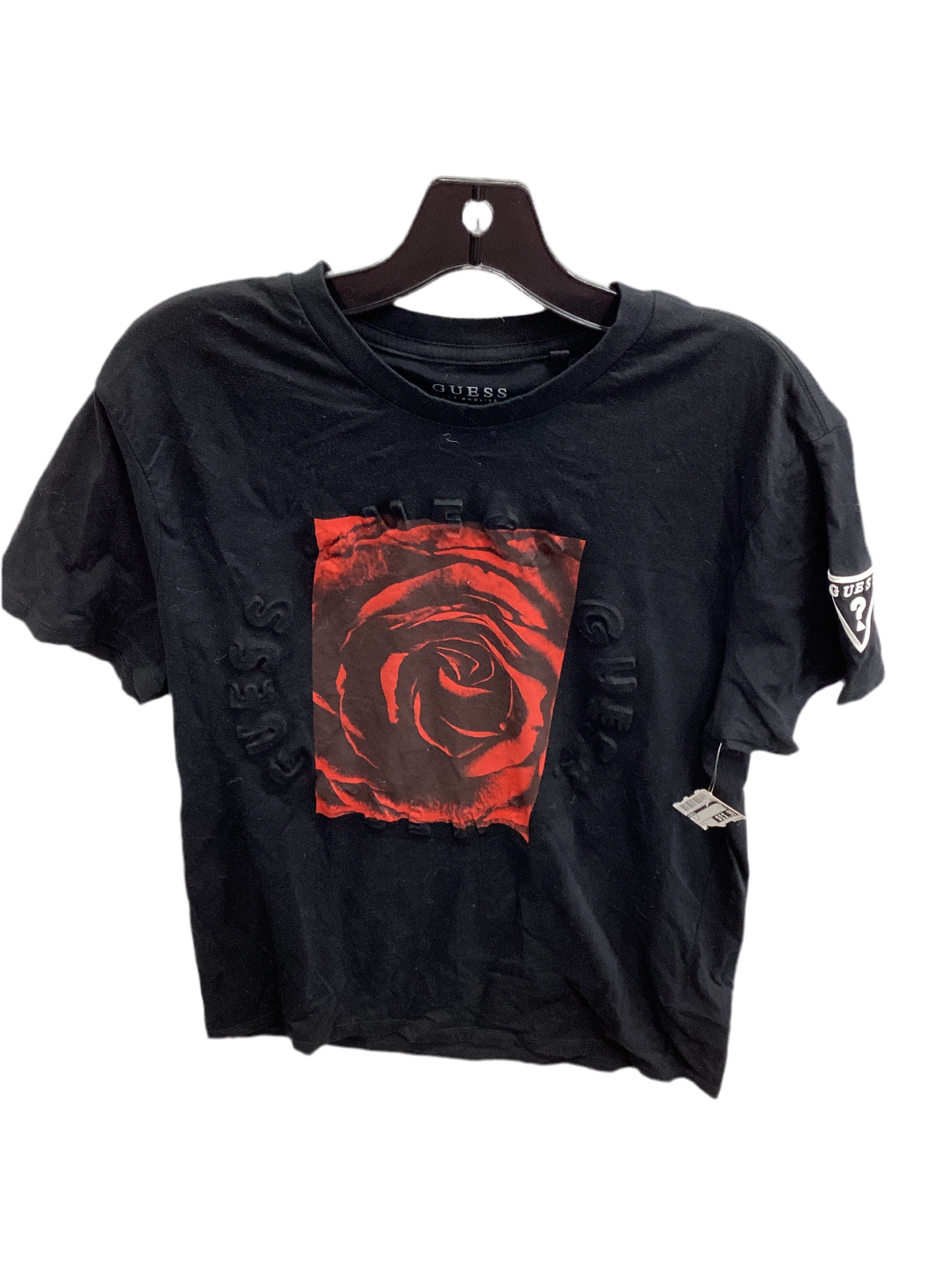 Top Ss By Guess In Black, Size:L