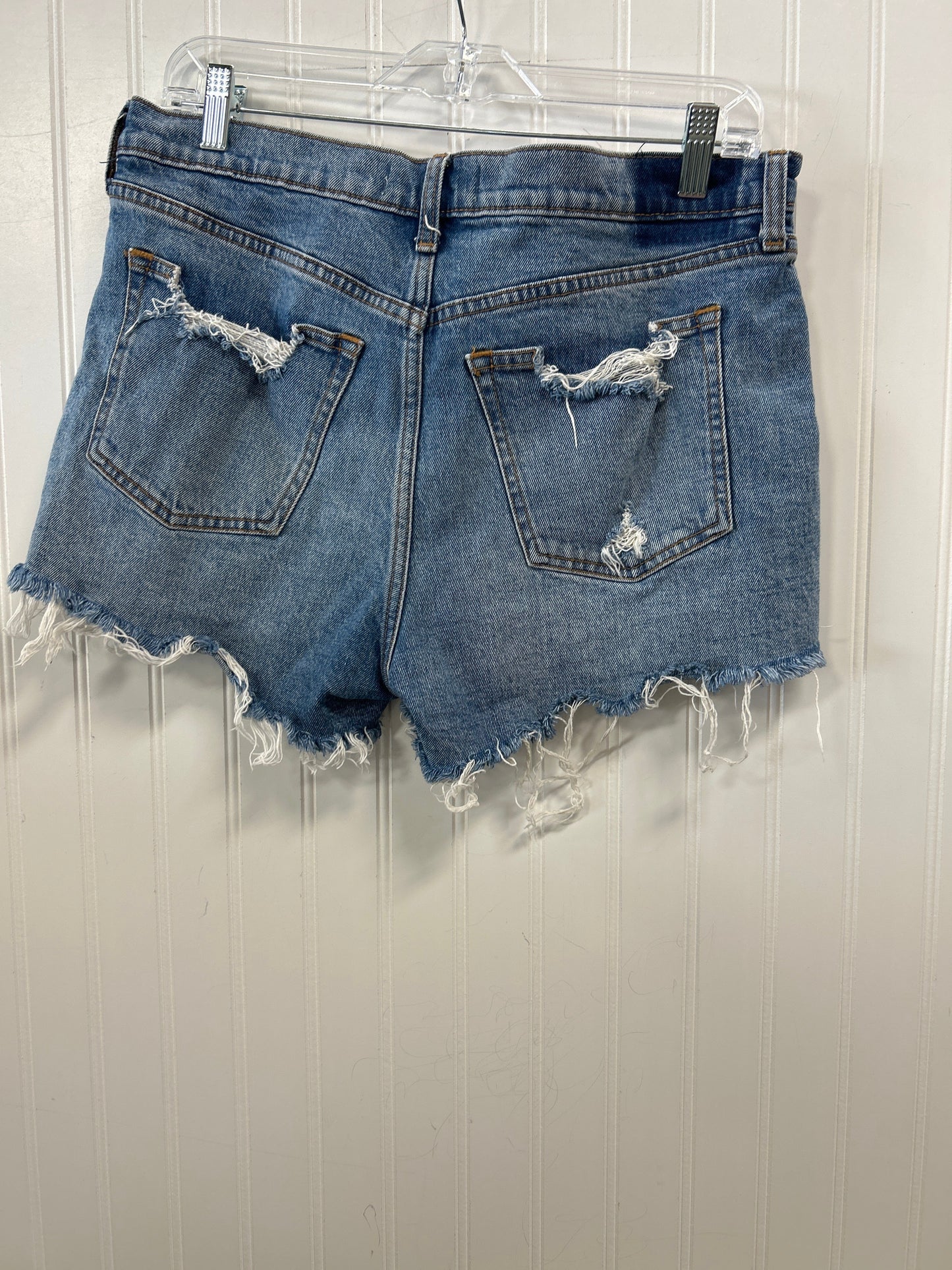Shorts By Abercrombie And Fitch In Blue Denim, Size:8