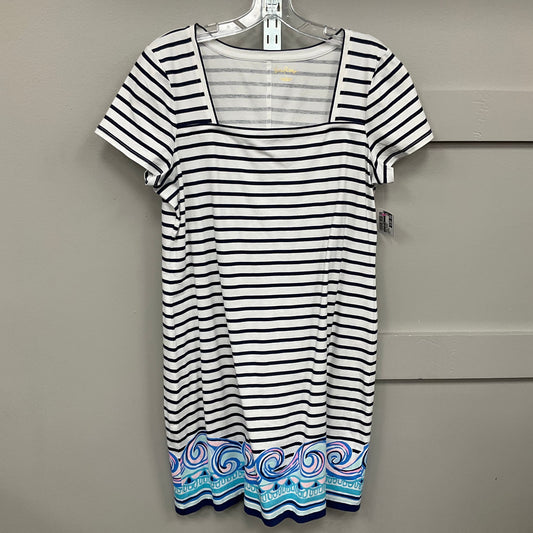 Dress Designer By Lilly Pulitzer In Striped Pattern, Size:L