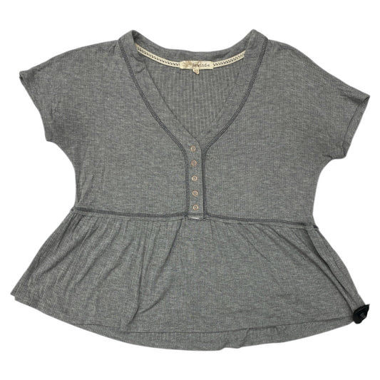 Top Ss By Rewind In Grey, Size:Xs
