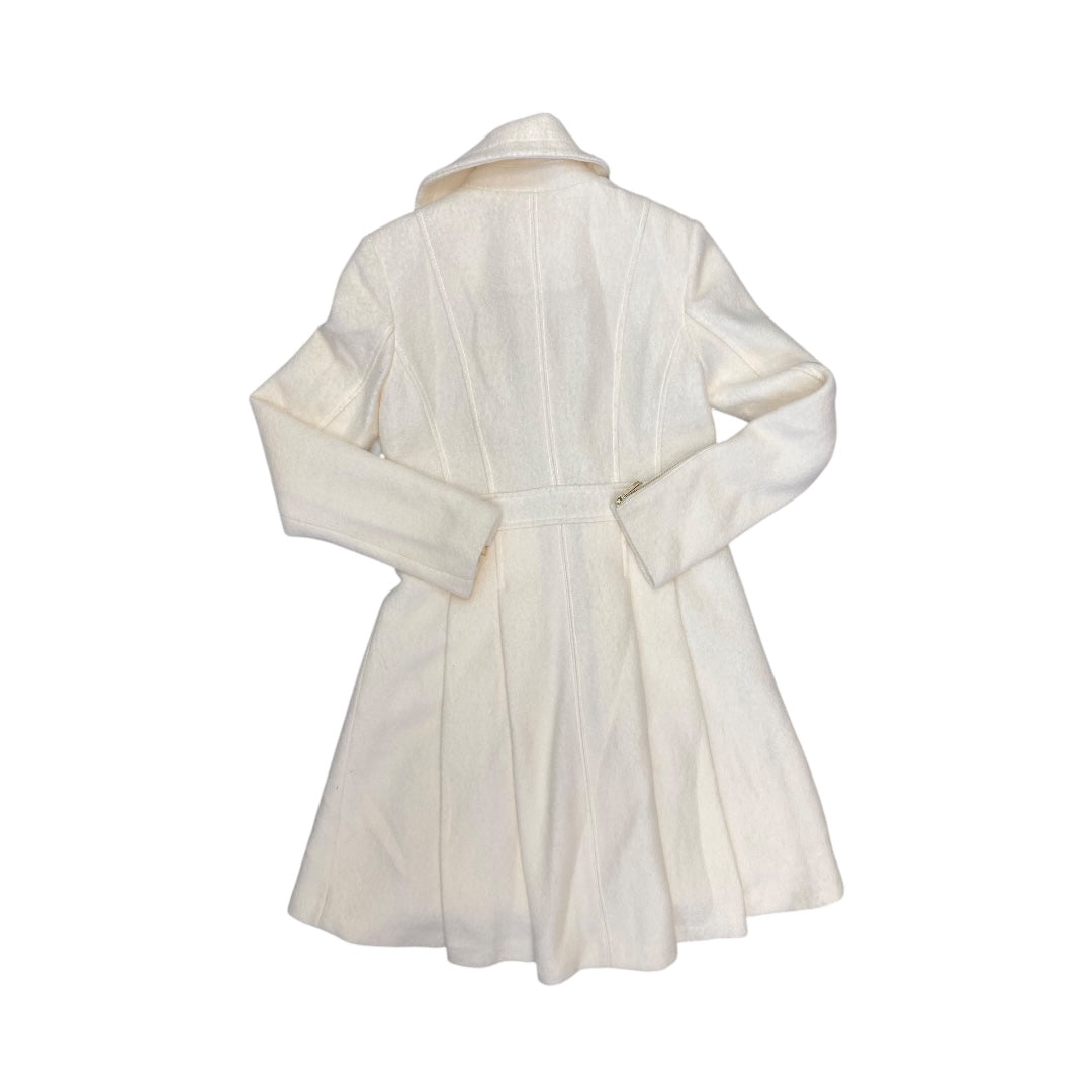 Coat Peacoat By Guess In Cream, Size:S