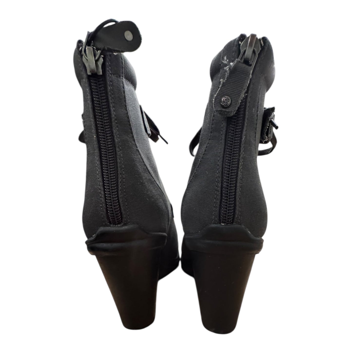 Boots Ankle Heels By Simply Vera In Grey, Size:8.5