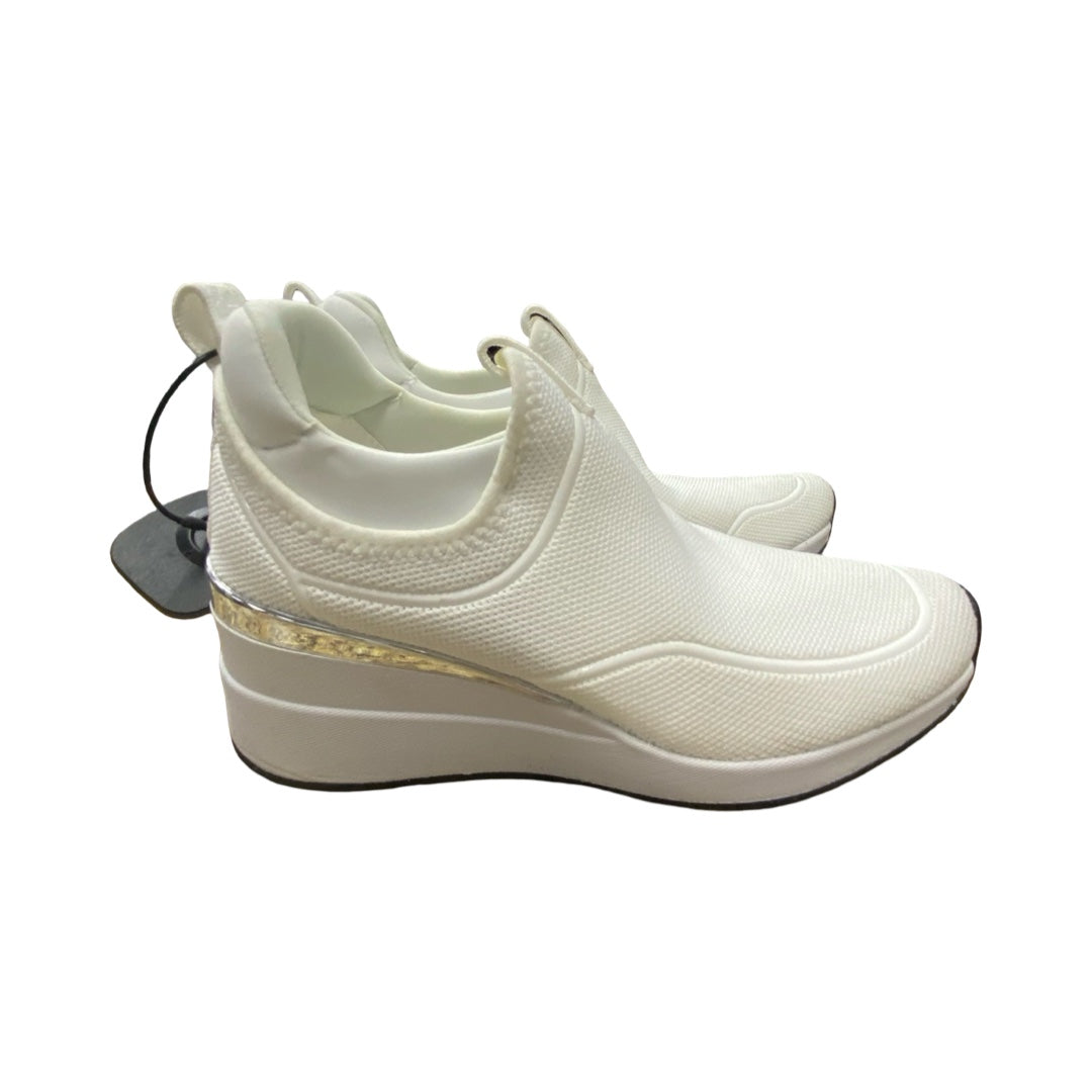 Shoes Sneakers Platform By Dkny In White, Size:7.5