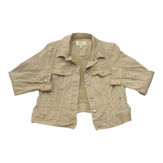 Jacket Denim By Liverpool In Tan Denim, Size:Lp