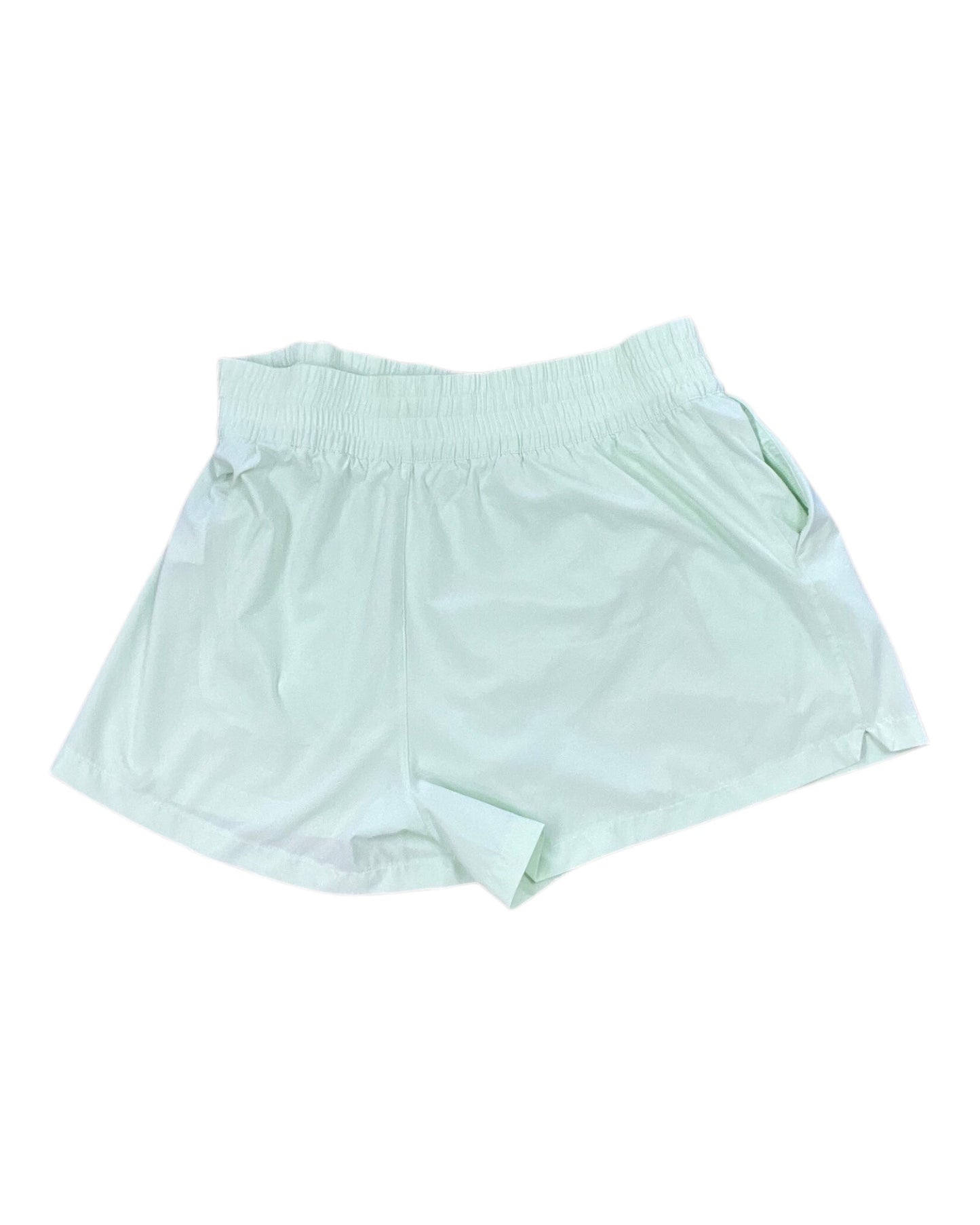 Athletic Shorts By Athleta In Green, Size:L