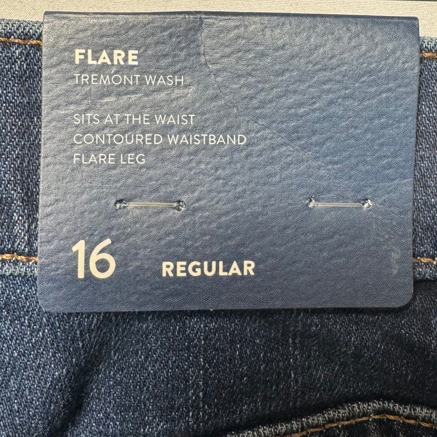 Curvy High-Rise Flare Jean By J. Jill In Blue Denim, Size: 16