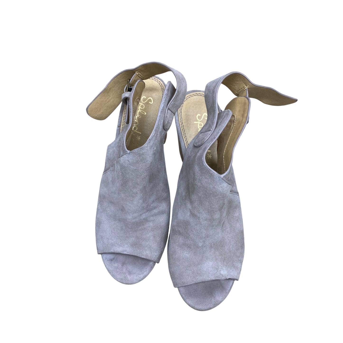 Shoes Heels Block By Splendid In Taupe, Size:7.5
