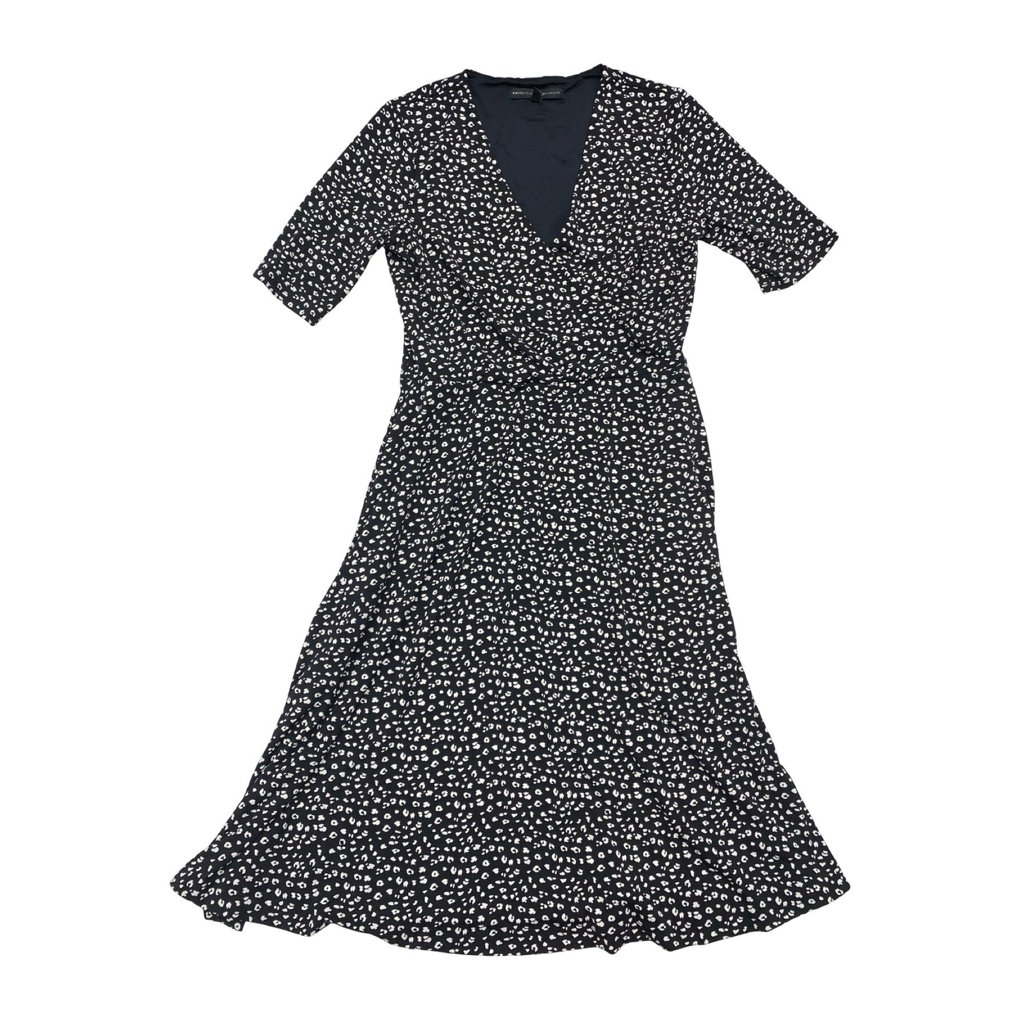 Dress Casual Maxi By White House Black Market In Black & White, Size:8