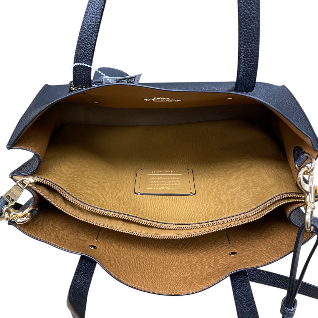 Handbag Designer By Coach In Black, Size:Large