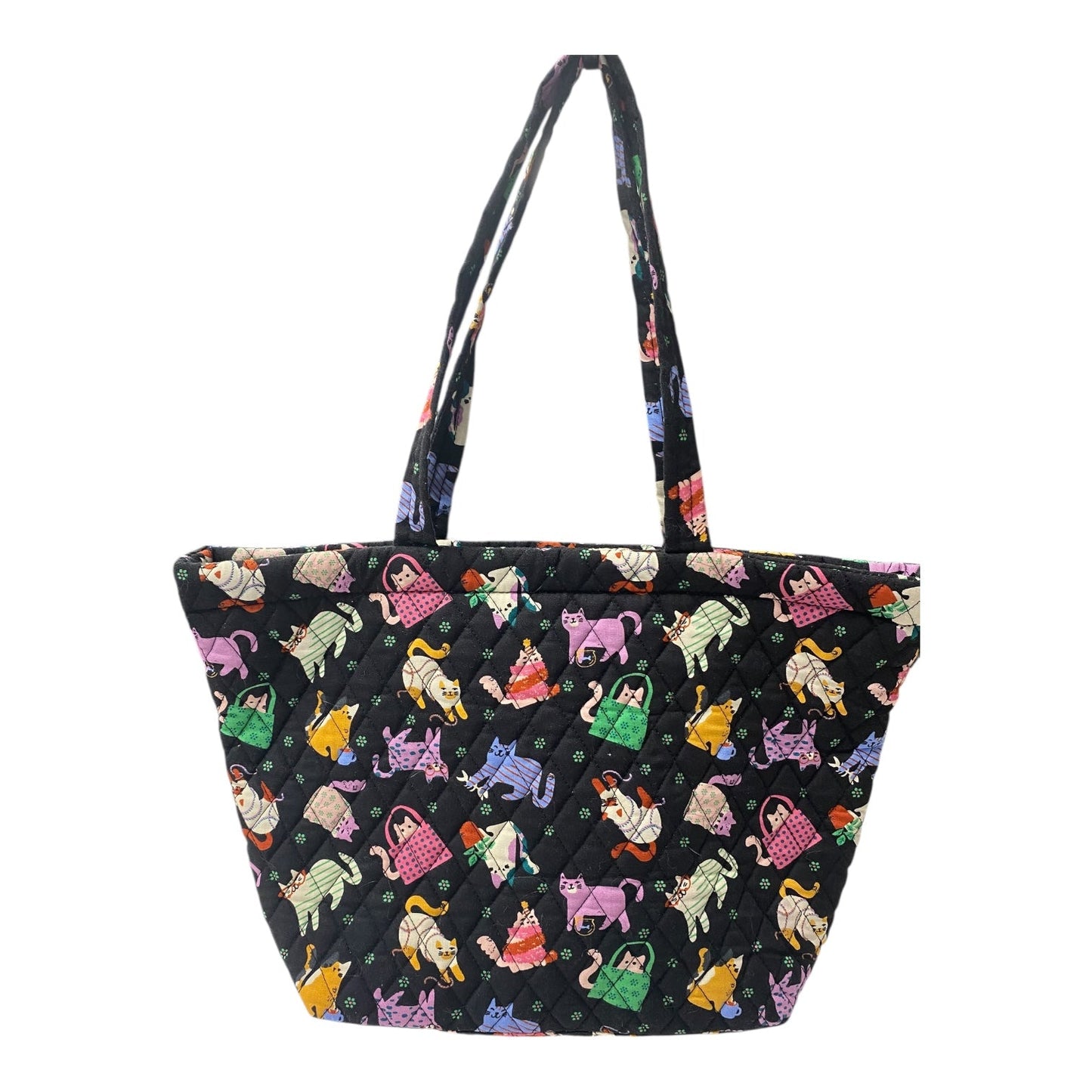 Handbag By Vera Bradley In Black, Size:Medium