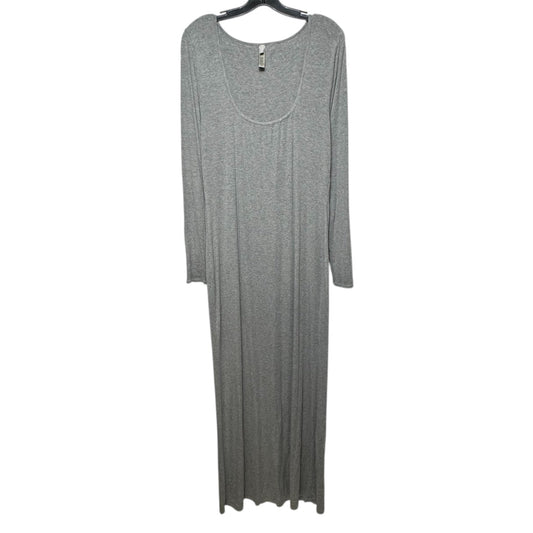 Dress Casual Maxi By Skims In Grey, Size: 4XL