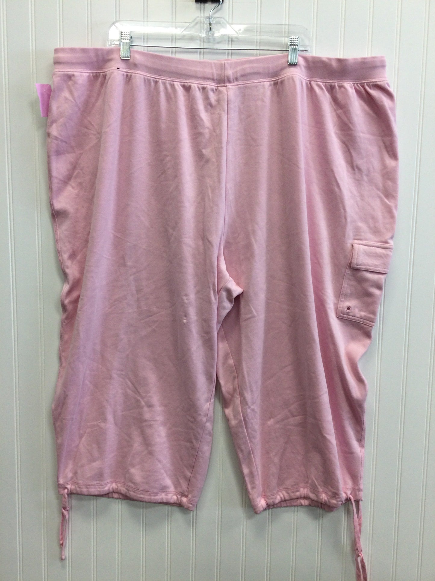 Athletic Capris By Clothes Mentor In Pink, Size:4X