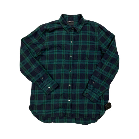 Top Ls By Madewell In Plaid Pattern, Size:M