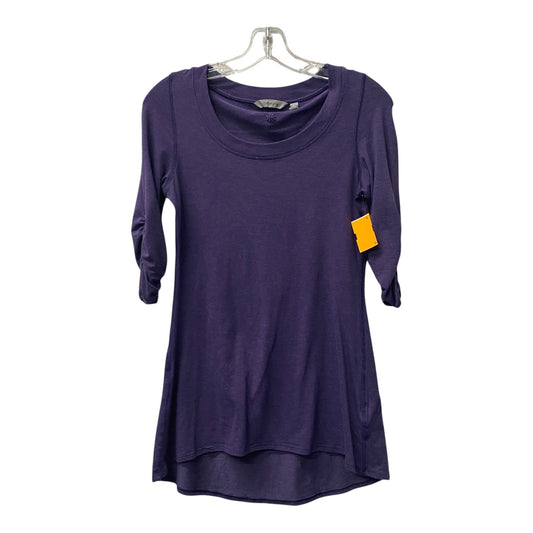 Athletic Top Ss By Athleta In Purple, Size:Xxs