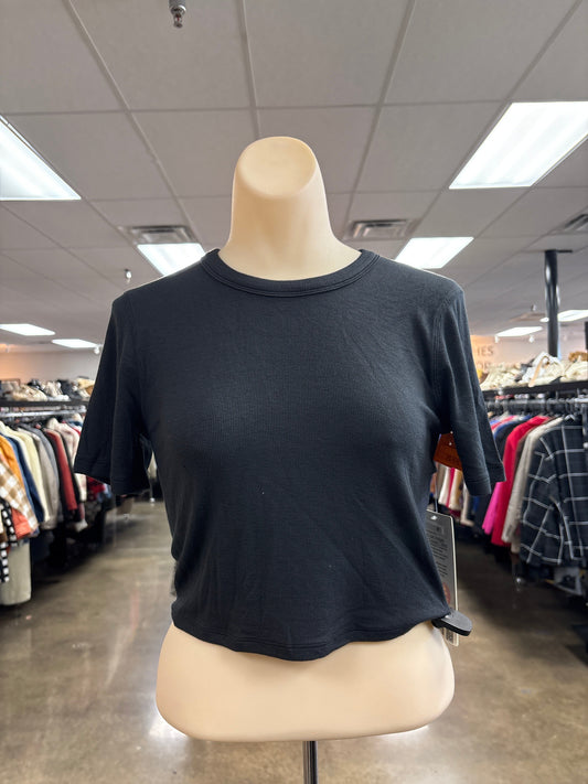 Athletic Top Ss By Lululemon In Black, Size:8