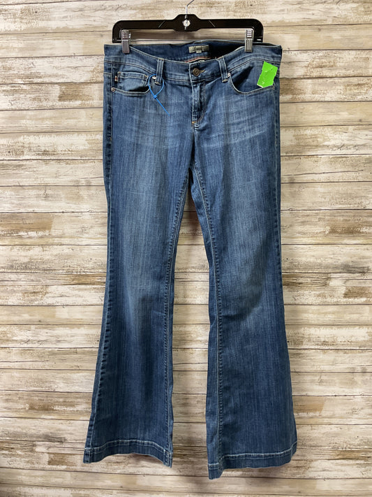 Jeans Luxury Designer By Burberry In Blue Denim, Size:10