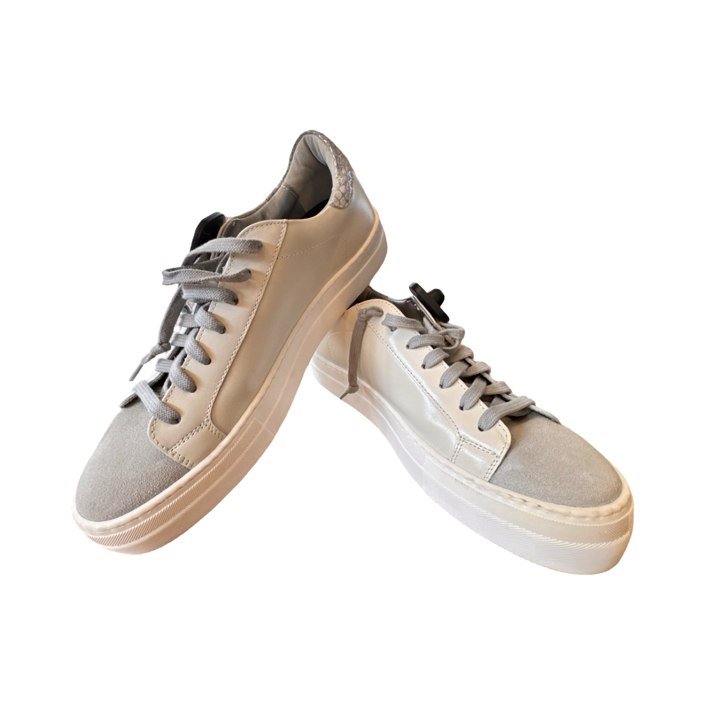 Shoes Designer By P448 In Grey, Size:9.5