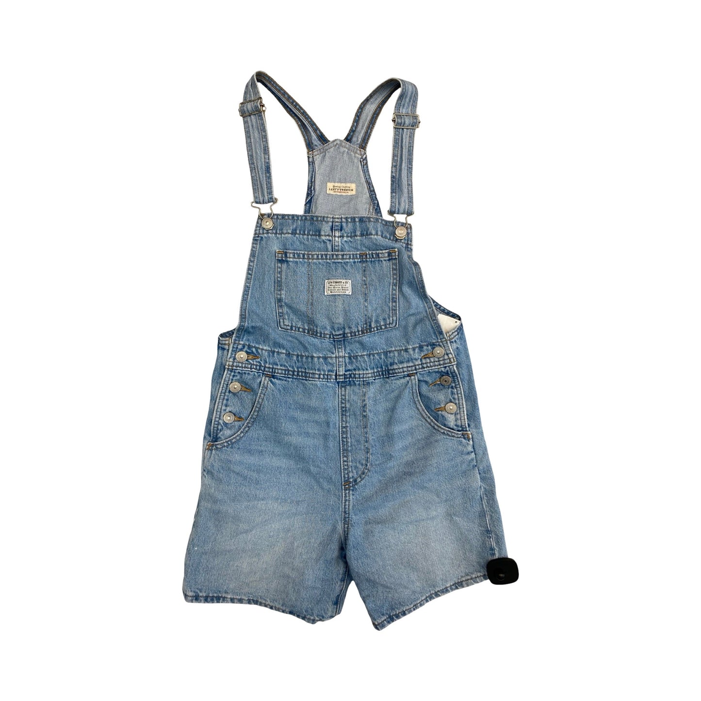 Shortalls By Levis In Blue Denim, Size:Xs