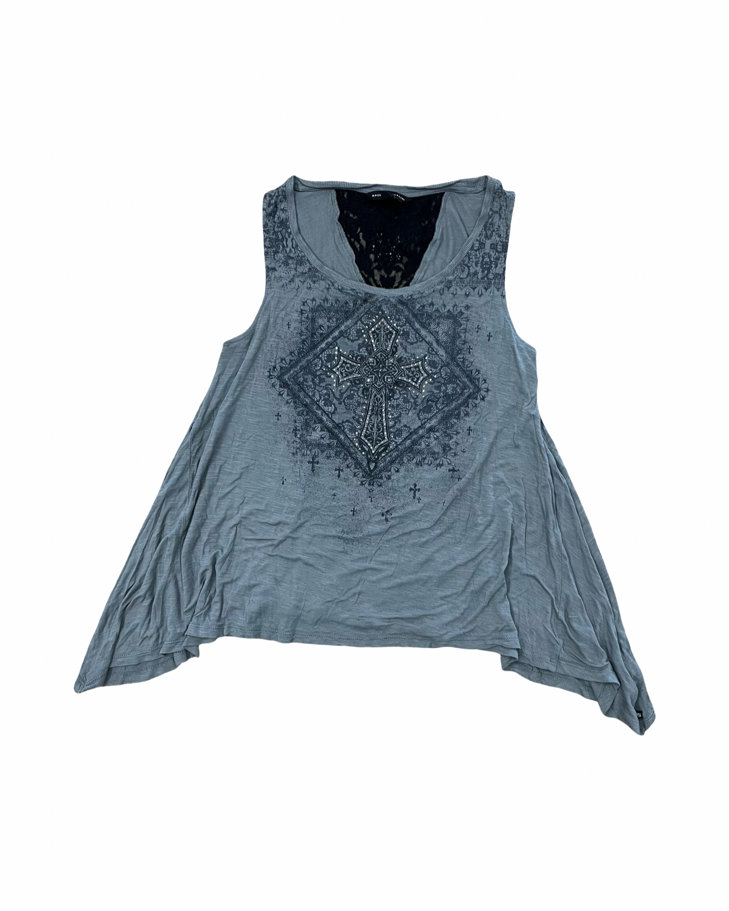 Top Sleeveless By Rock And Republic In Grey, Size:M