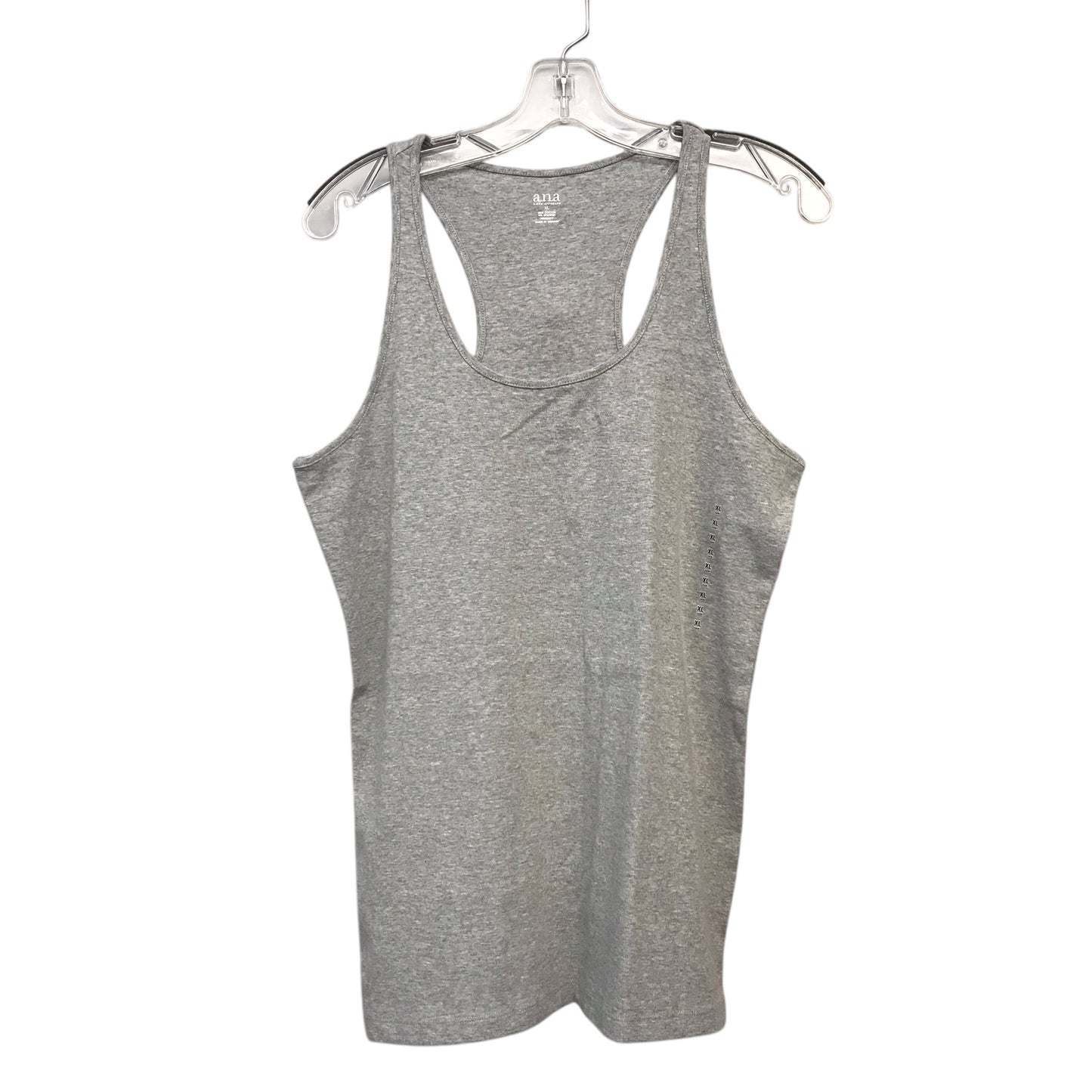 Tank Top By Ana In Grey, Size:Xl