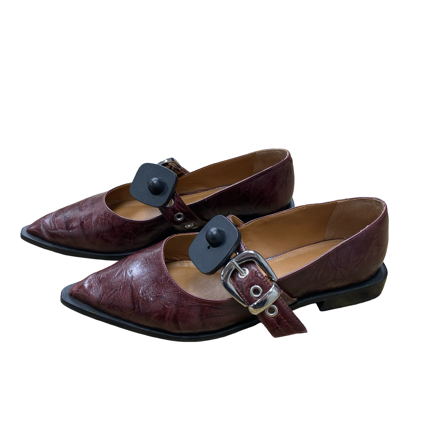 Shoes Flats By Maeve In Maroon, Size:10