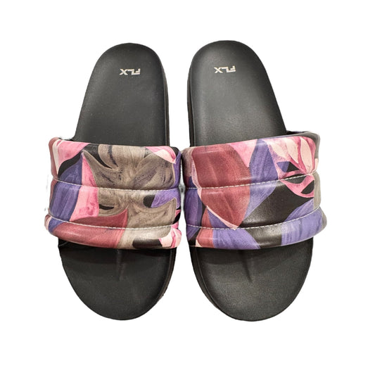 Sandals Flats By Flx In Multi, Size:6