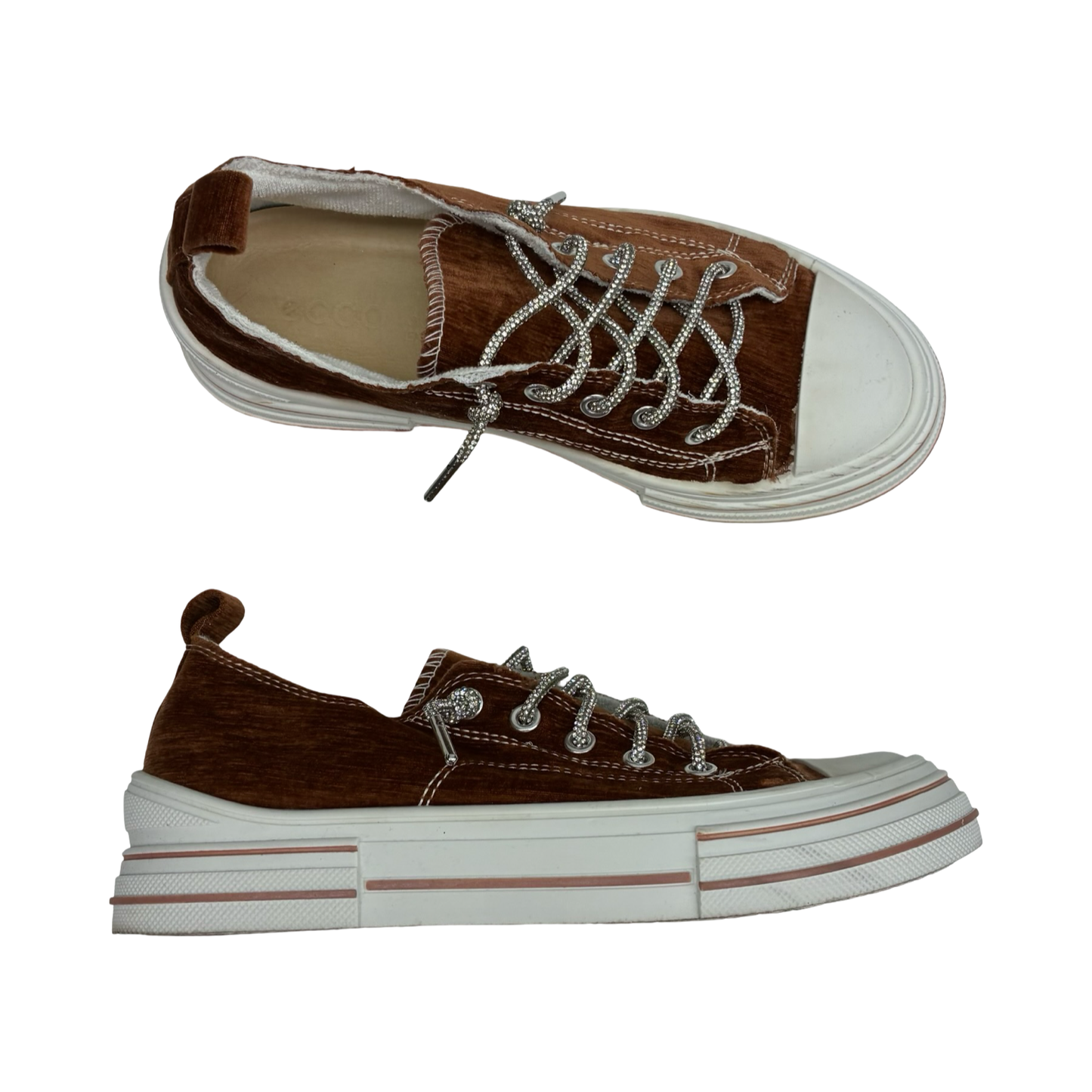 Shoes Sneakers By Ecco In Brown, Size:7.5