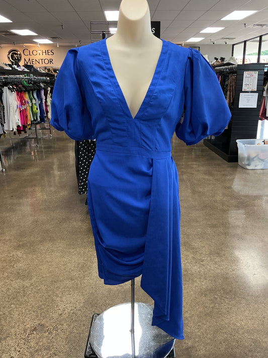 Dress Party Short By Clothes Mentor In Blue, Size:0