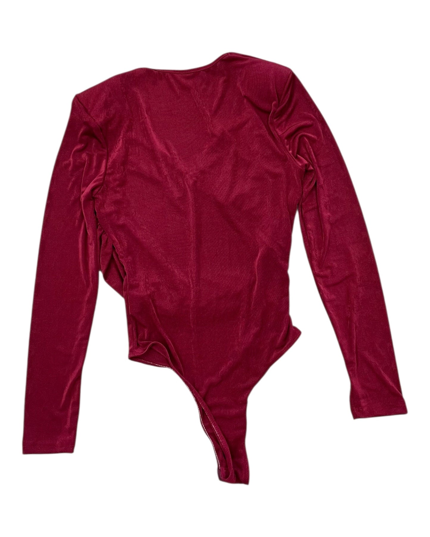 Bodysuit By Clothes Mentor In Red, Size:M