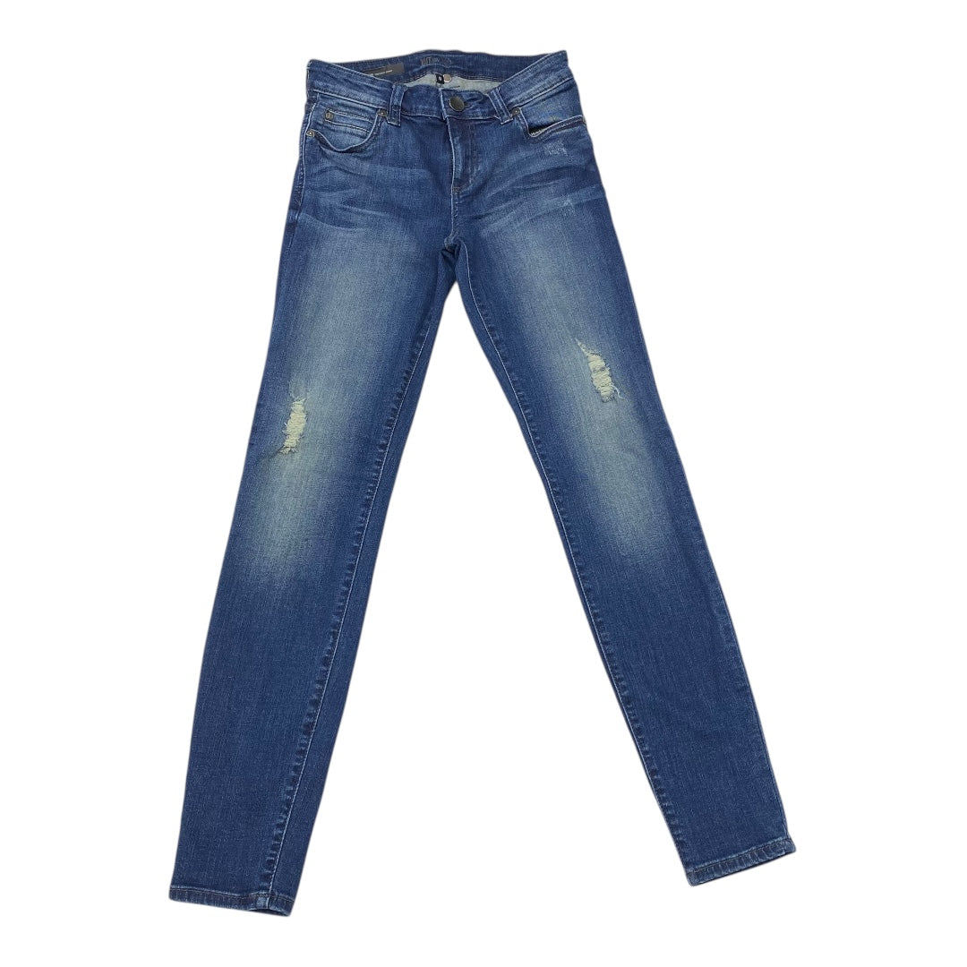 Jeans Skinny By Kut In Blue, Size:0